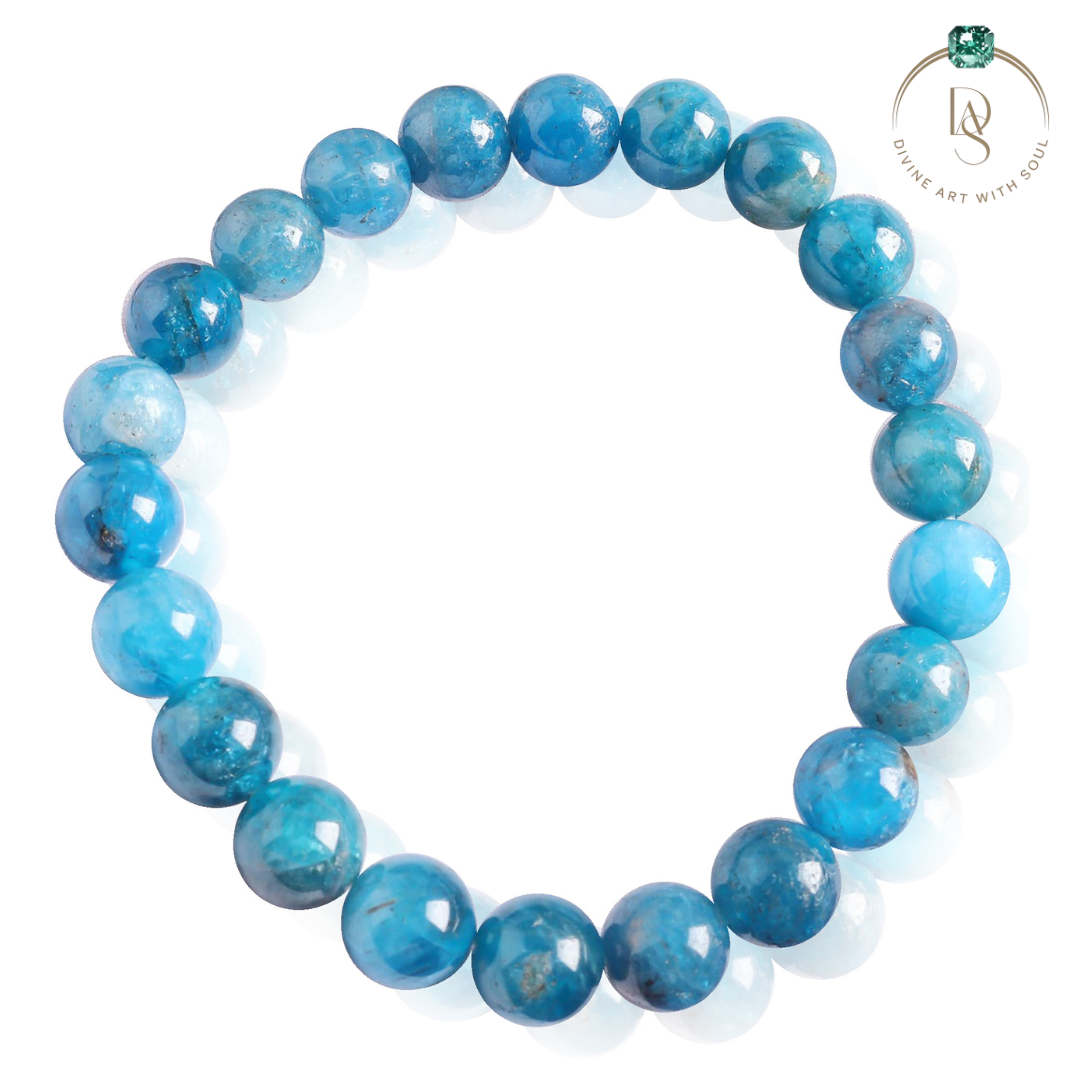 Natural Neon Apatite Bracelet