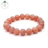 Natural Peach Moonstone Bracelet