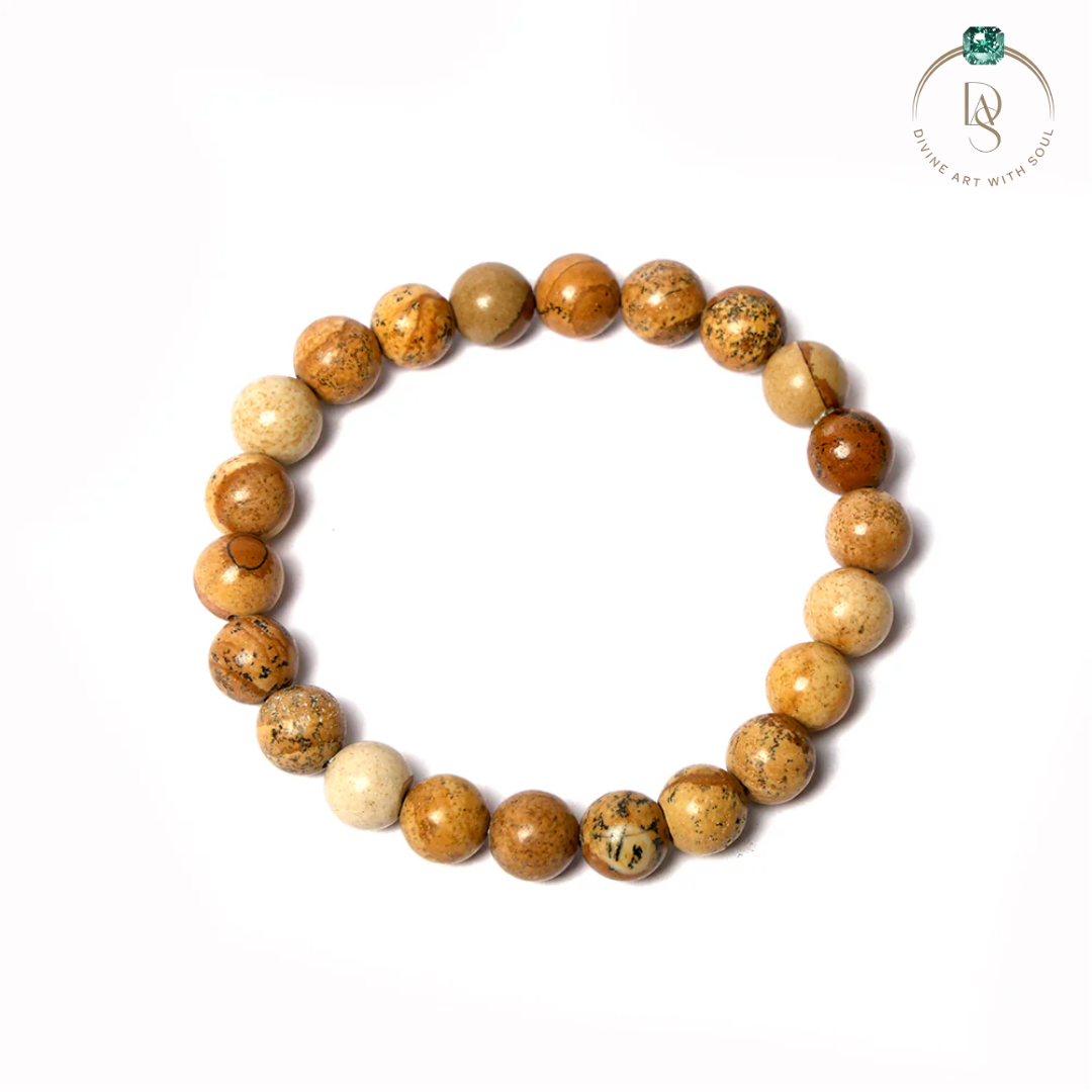 Natural Picture Jasper Bracelet