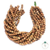 Natural Picture Jasper Round Beads String
