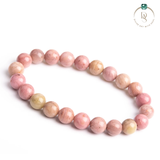 Natural Pink Rhodonite Bracelet