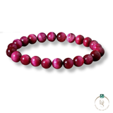 Natural Pink Tiger Eye Bracelet