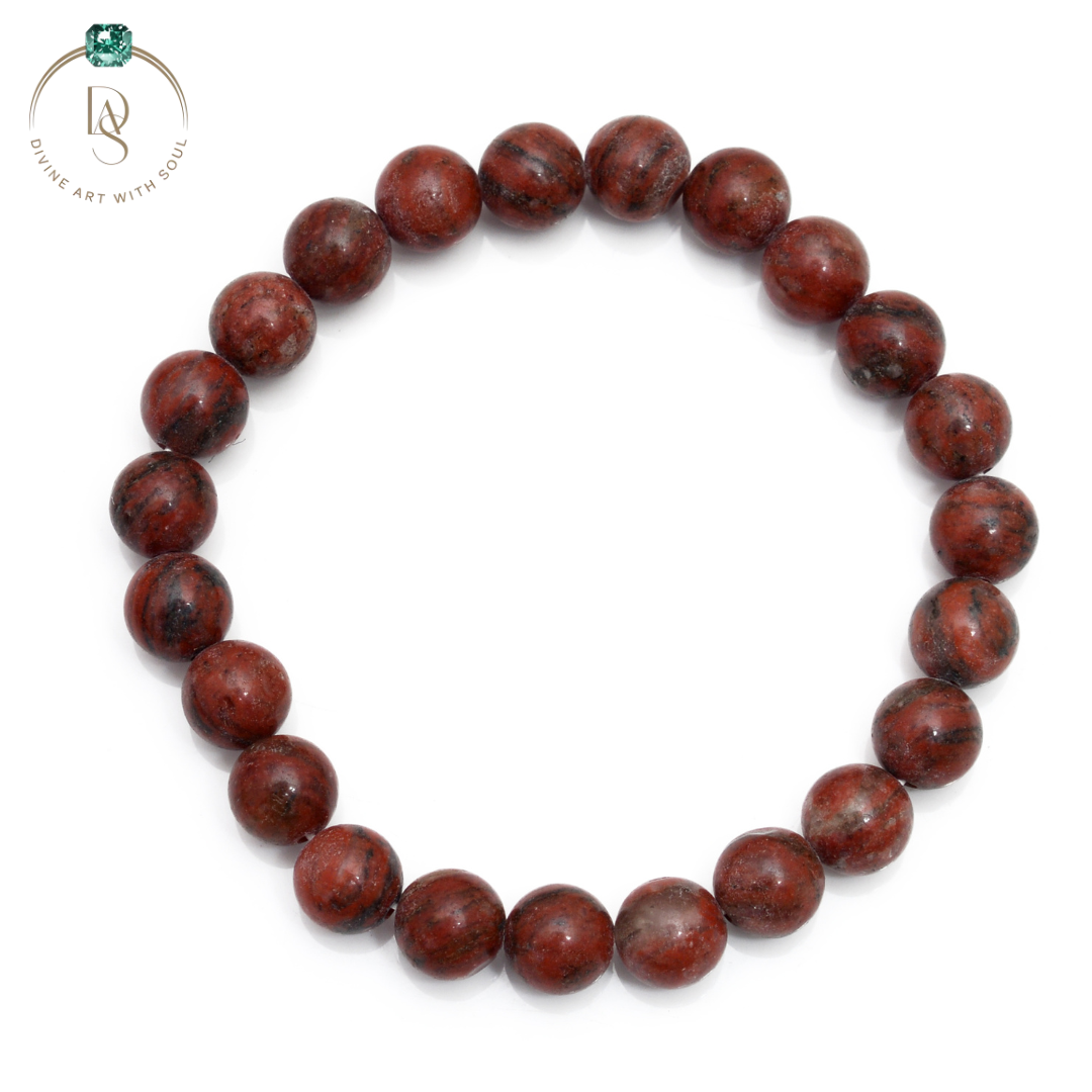 Natural Red Jasper Bracelet