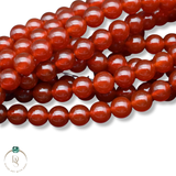 Natural Red Onyx Round Beads String