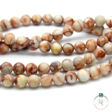 Natural Red Picasso Jasper Round Beads String