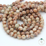 Natural Red Picasso Jasper Round Beads String