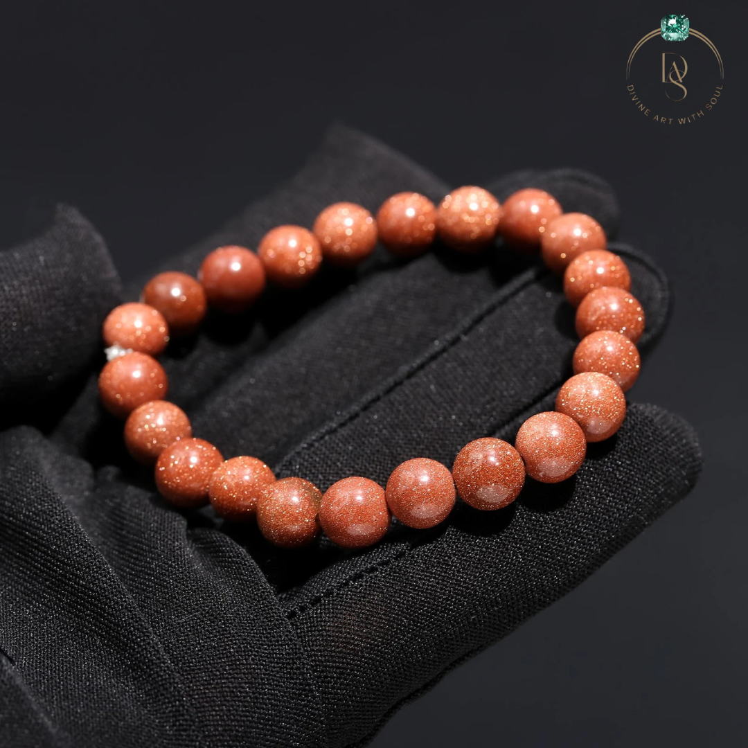 Natural Red Sunstone Bracelet