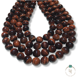 Natural Red Tiger Eye Round Beads String