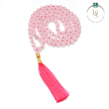 Natural Rose Quartz Mala
