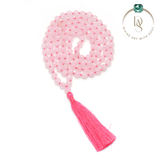 Natural Rose Quartz Mala
