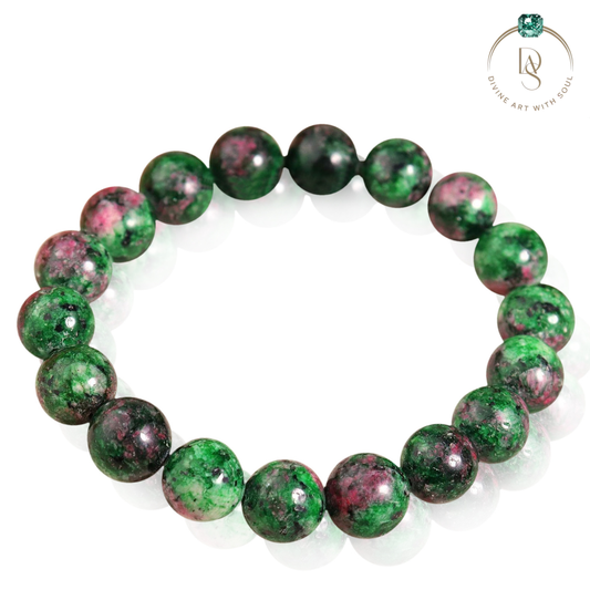 Natural Ruby Zoisite Bracelet