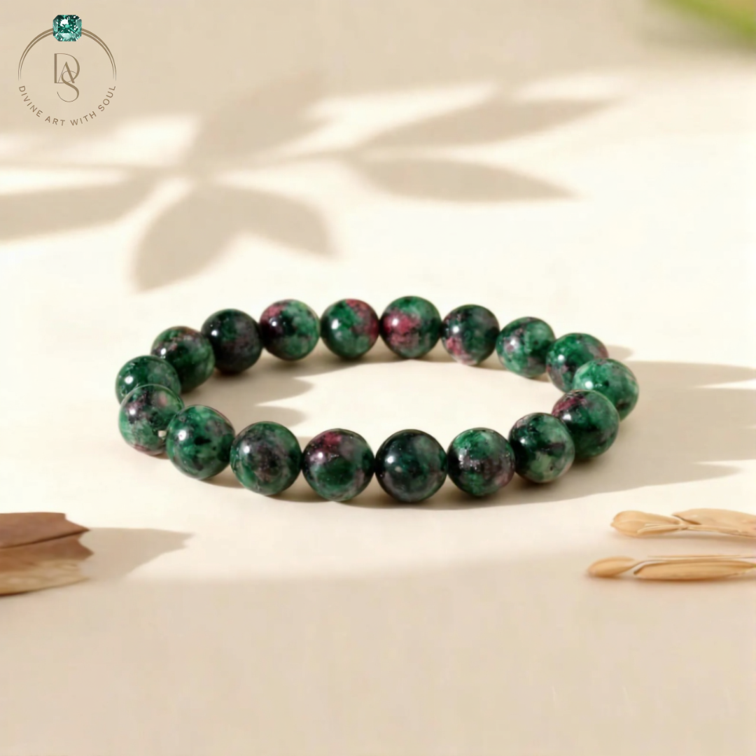 Natural Ruby Zoisite Bracelet