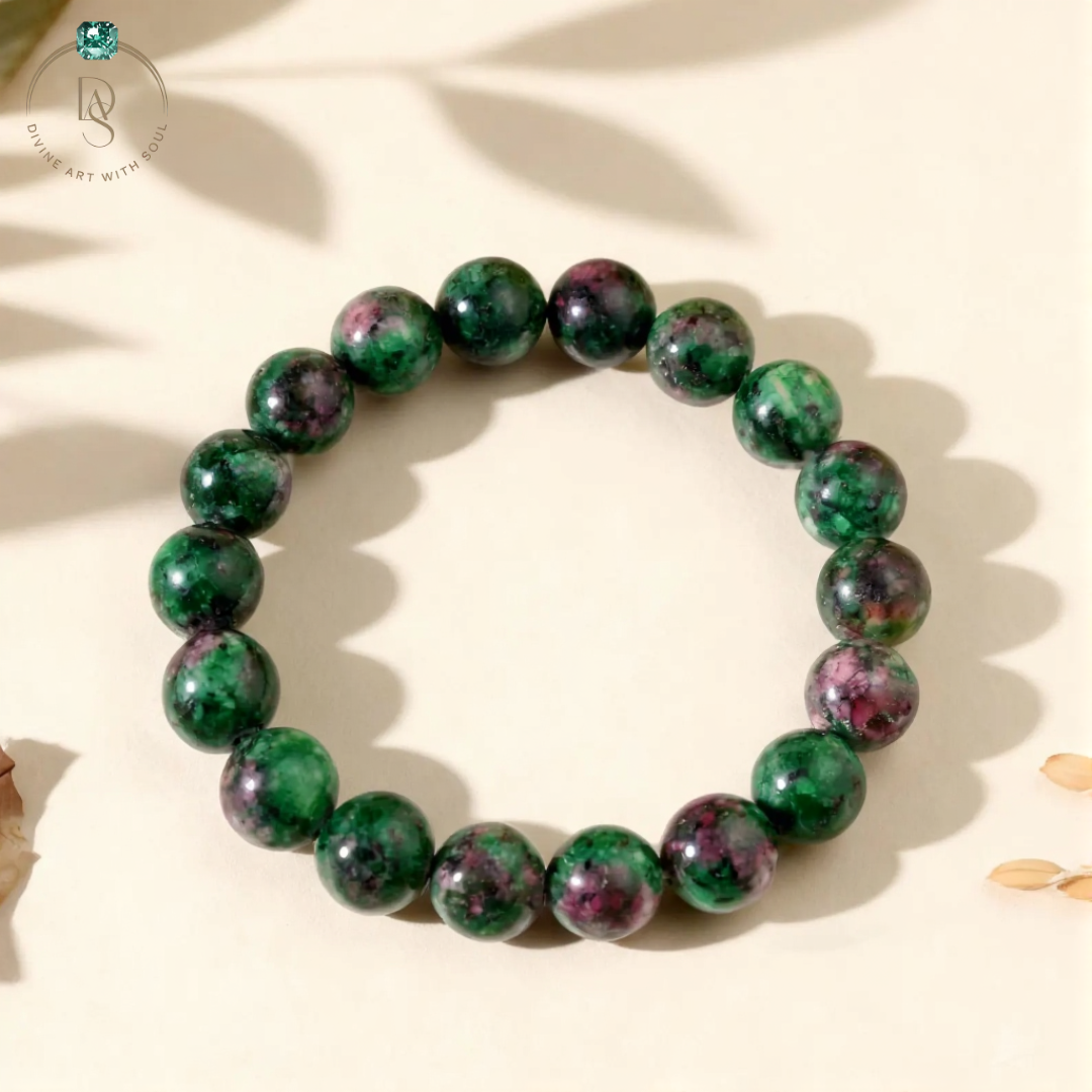 Natural Ruby Zoisite Bracelet