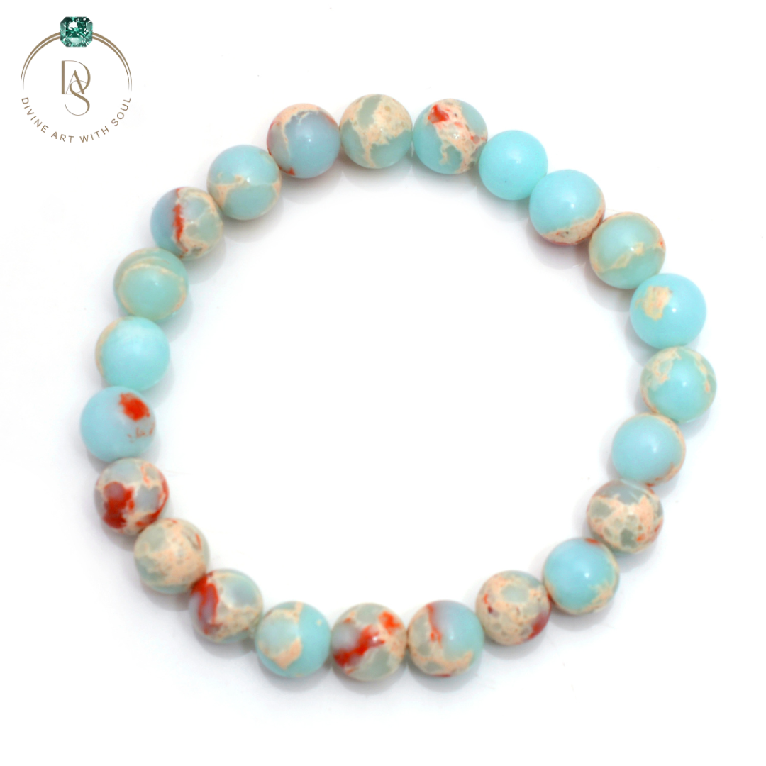 Natural Sediment Imperial Jasper Bracelet