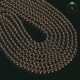 Natural Smoky Quartz Round Beads String