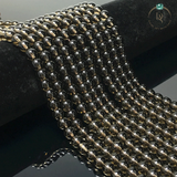 Natural Smoky Quartz Round Beads String