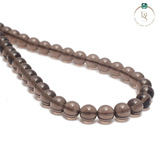 Natural Smoky Quartz Round Beads String
