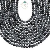 Natural Snowflake Obsidian Round Beads String