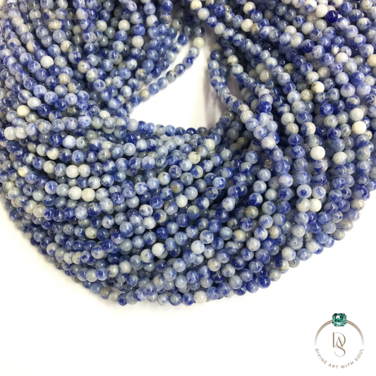 Natural Sodalite Round Beads String