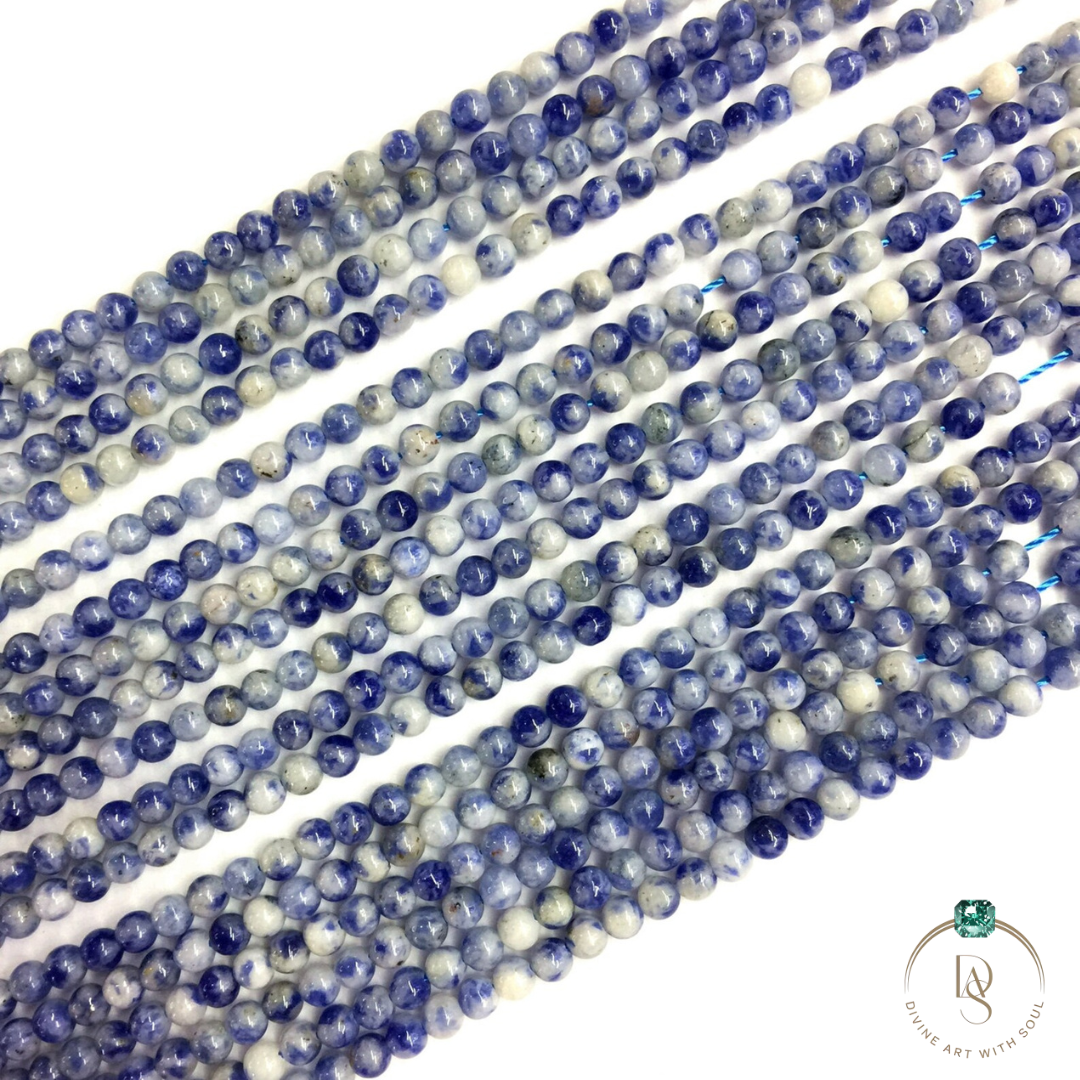 Natural Sodalite Round Beads String