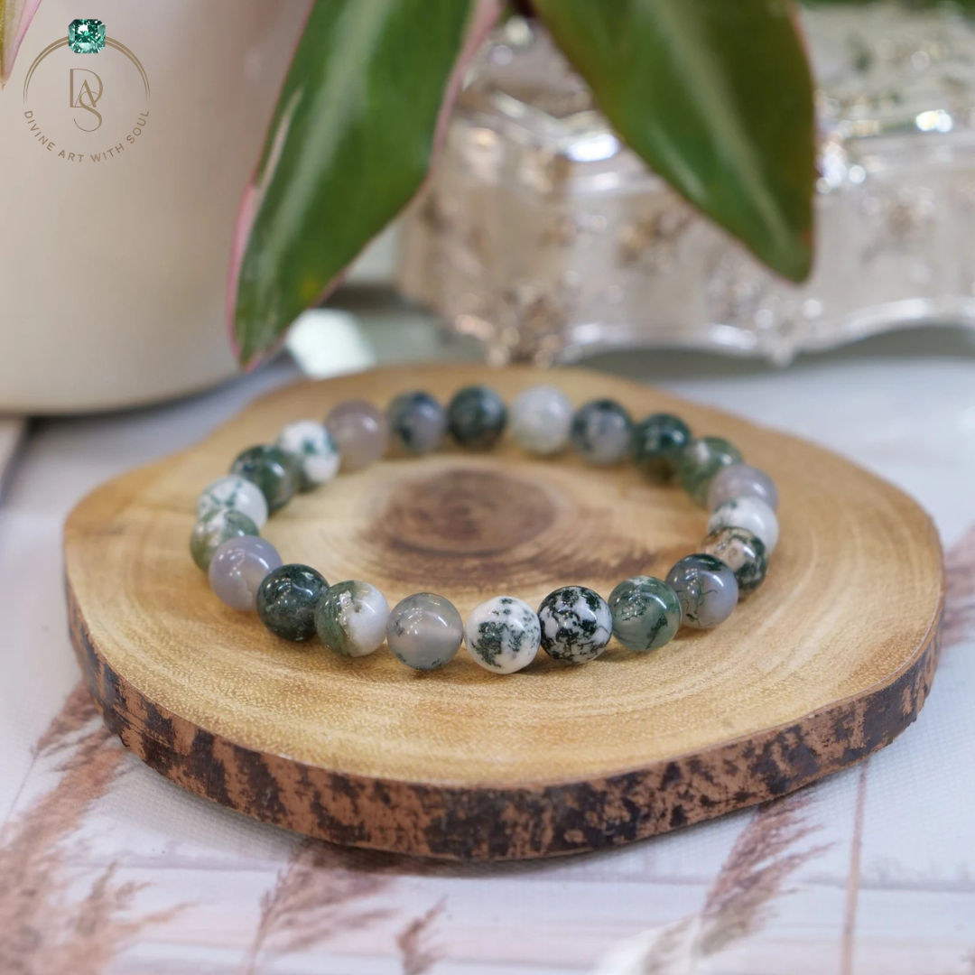 Natural Tree Agate Bracelet