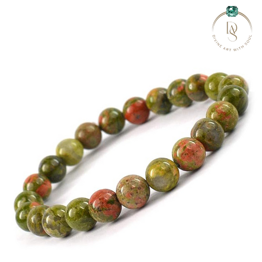 Natural Unakite Bracelet