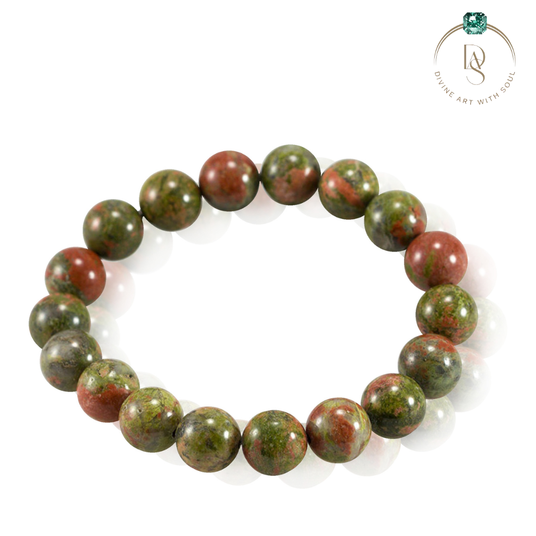 Natural Unakite Bracelet
