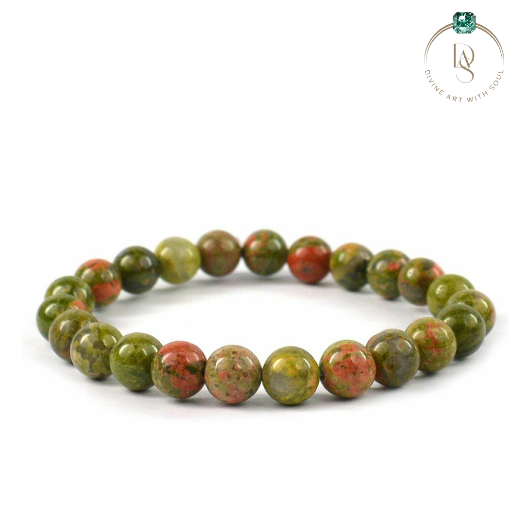 Natural Unakite Bracelet