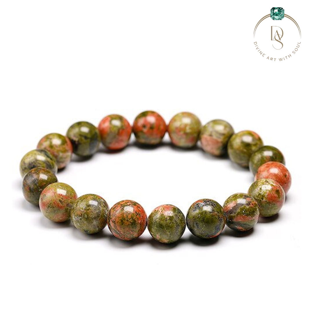 Natural Unakite Bracelet