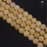 Natural Yellow Calcite Round Beads String
