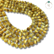 Natural Yellow Cat's Eye Round Beads String
