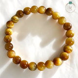 Natural Yellow Cat's Eye Bracelet